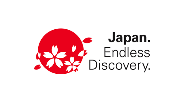 Logo Japanse Toeristenorganisatie - Japan - Endless Discovery - op transparante achtergrond - 600 * 337 pixels